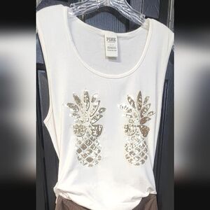 NEW PINK VICTORIA'S SECRET SMALL TOP
